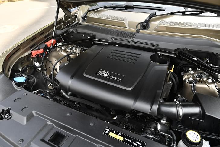 Open Bonnet Engine Shot